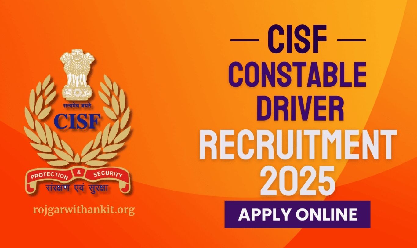 CISF Constable Driver Recruitment 2025