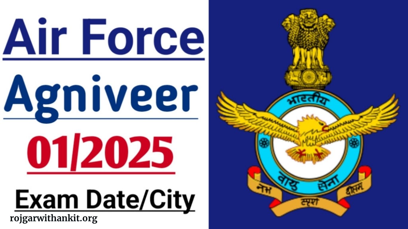 Indian Airforce Agniveer Vayu 2024 Intake 01/2025 – Online Application & Exam Date