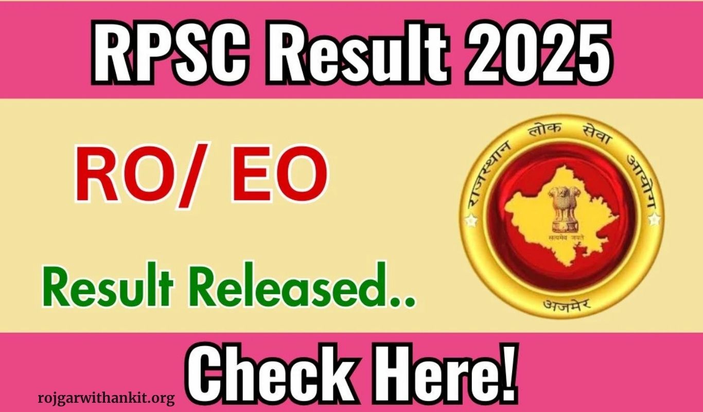 RPSC EO/RO 2022 Admit Card Released – Check Exam Date & Download Link