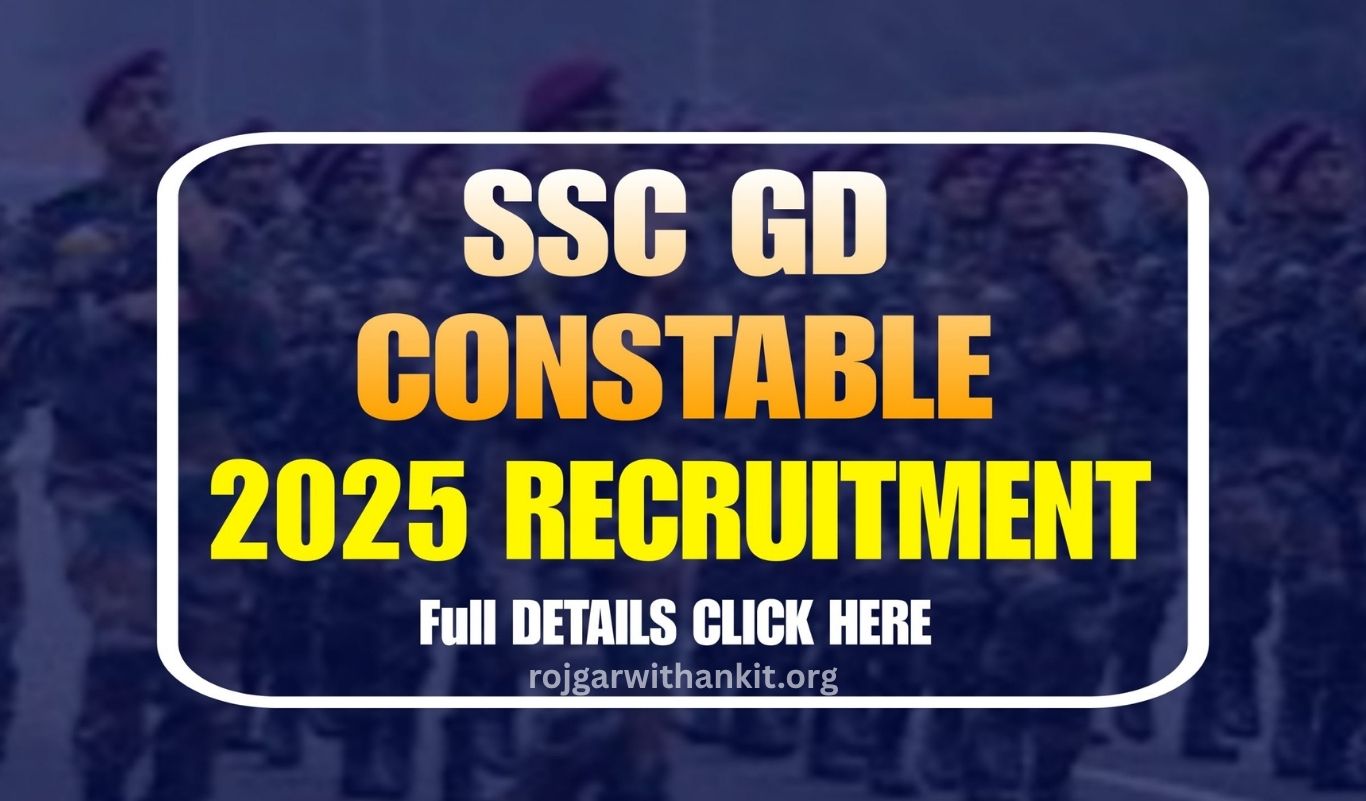 SSC GD Vacancy 2026 Notification Released