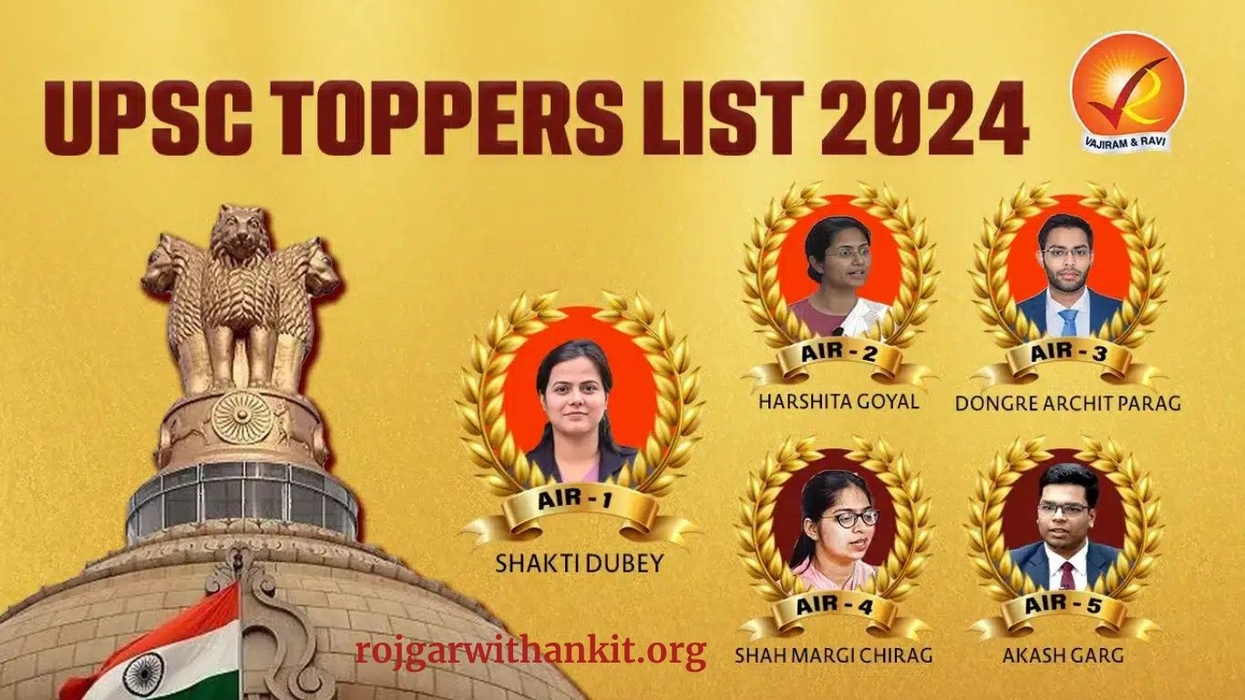 UPSC Civil Services IAS 2024 Final Results – Check Merit List & Toppers