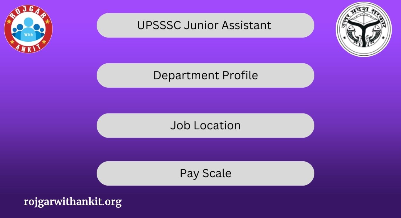 UPSSSC Junior Assistant Vacancy 2025: Department Details, Job Location & Salary Info