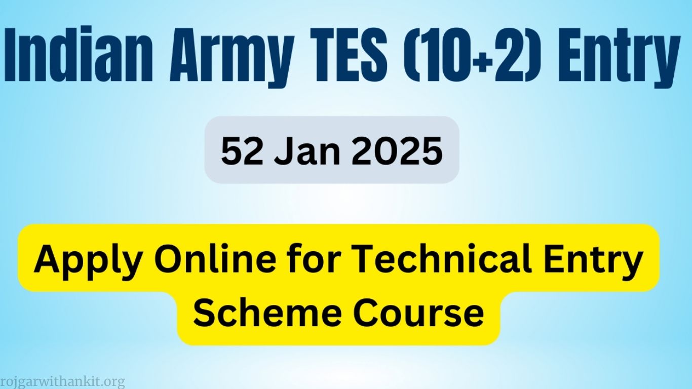 Army 10+2 TES (Technical Entry Scheme) Recruitment 2025 – Apply for 55 Vacancies