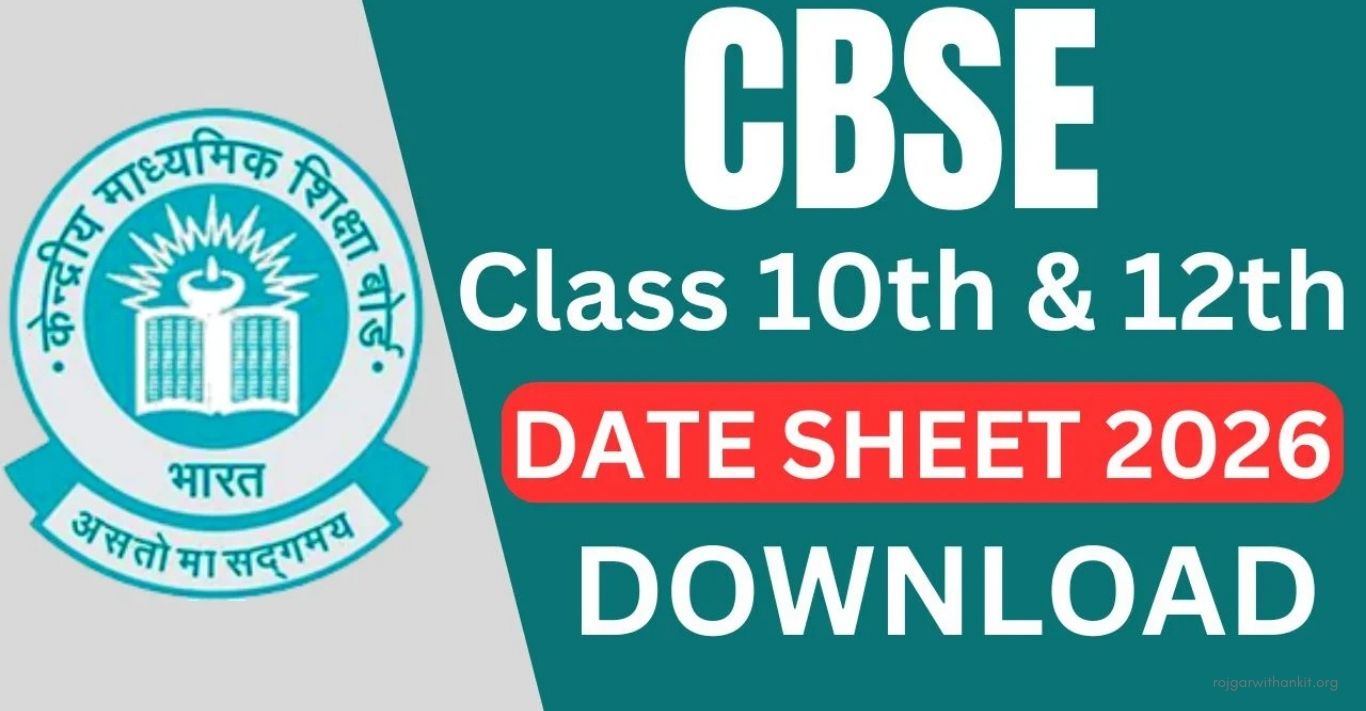 CBSE Class 10 & 12 Final Exam Date Sheet 2026 Released – Check Schedule Now