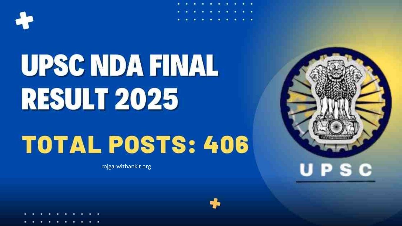 UPSC NDA 2025 Final Result Out Check Selection List & Marks