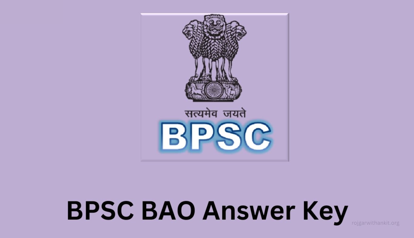 BPSC Agriculture Department Various Post 2024 Answer Key With Question Paper