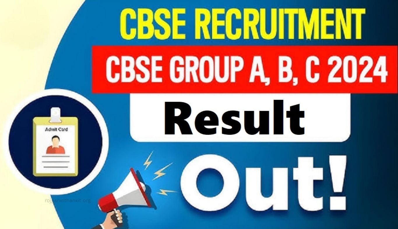 CBSE Board Group A,B,C Post Result Out 2024