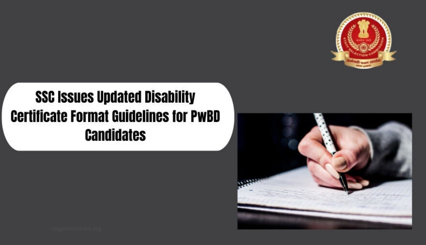 Disability Certificate Formats for SSC Exams: Complete Guide & Templates