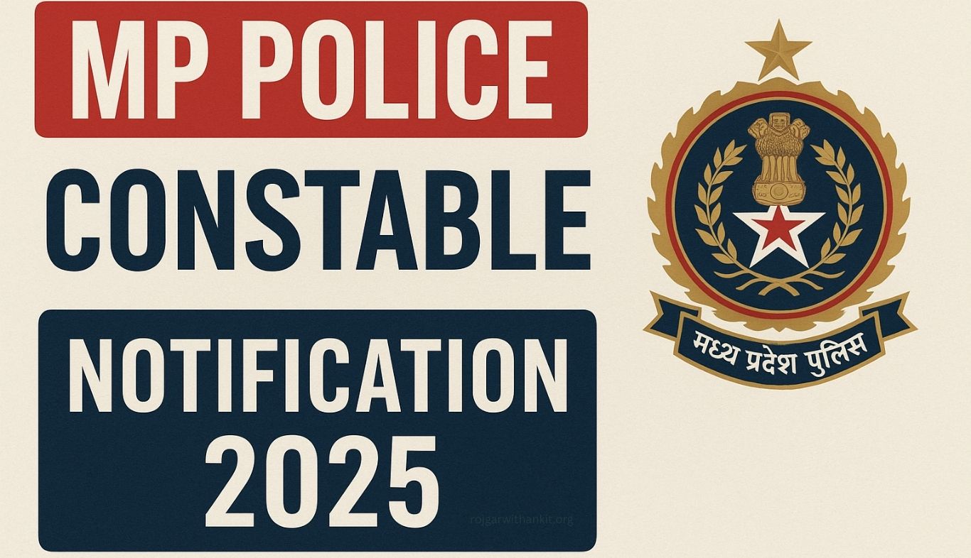 MP Police Recruitment 2025: Latest Vacant Posts & Job Openings