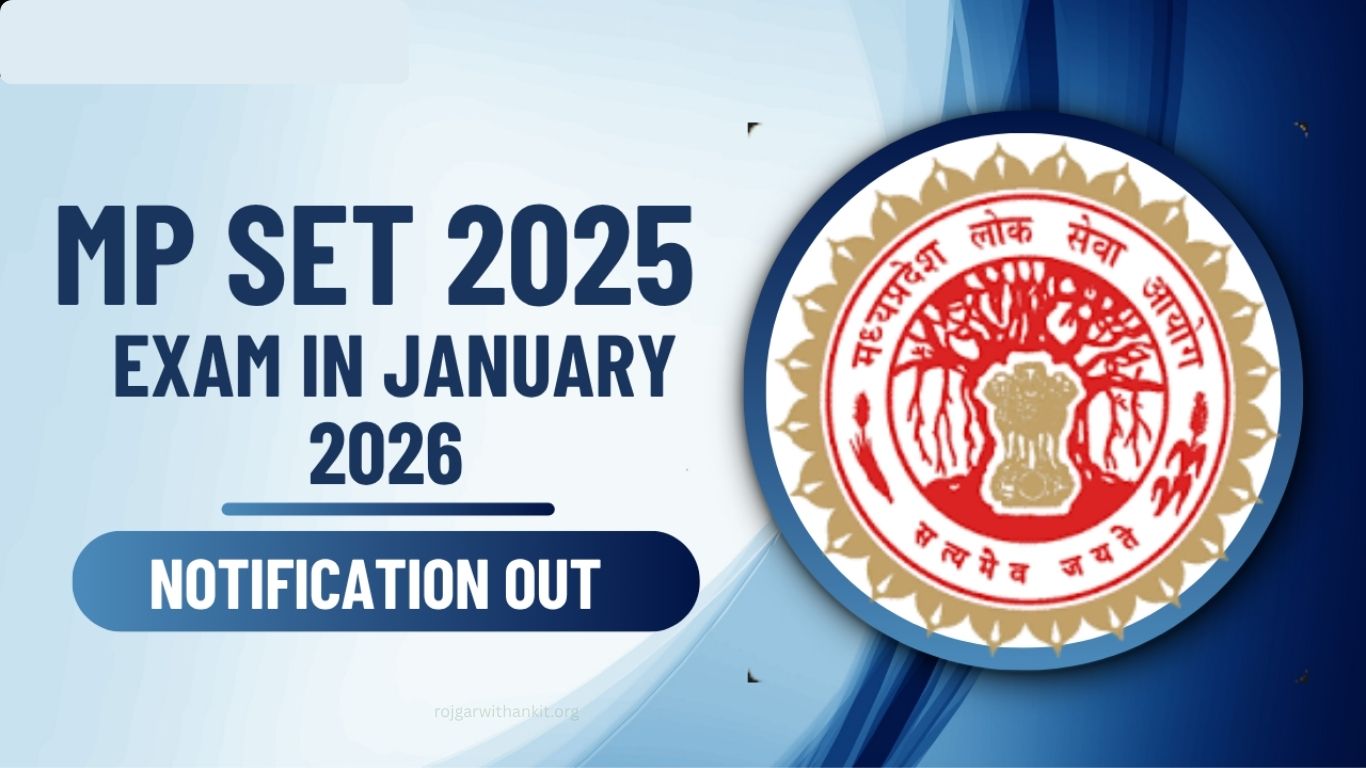 MPSET 2025: Apply Online for MPPSC State Eligibility Test | MPSET 2025 Application Form