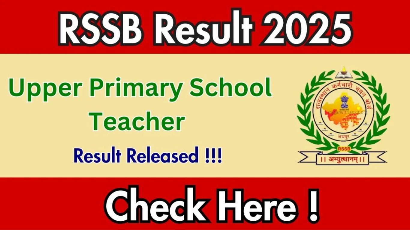 RSSB REET/RTET 2025 Online Application for Primary & Upper Primary Teacher Mains – 7759 Vacancies