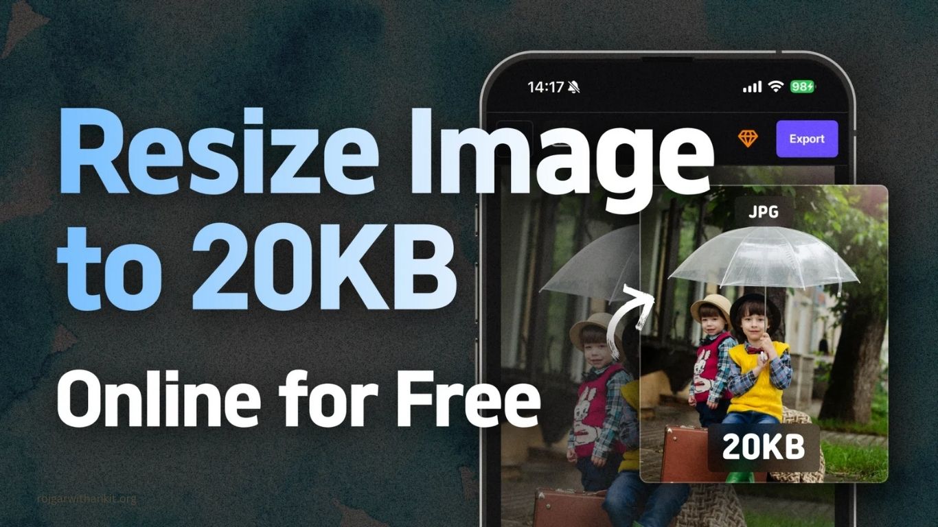 Resize Image to 20KB Online – Free Image Compressor Tool
