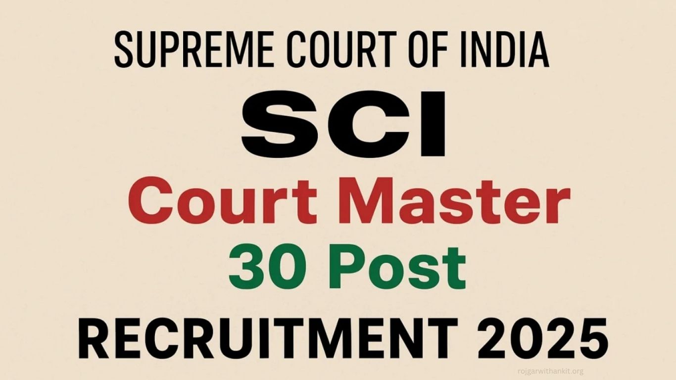 Supreme Court of India (SCI) Court Master Shorthand Admit Card 2025 Released for 30 Posts