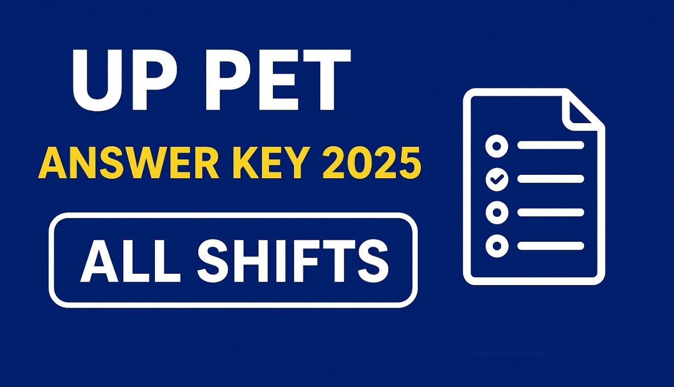 UPSSSC PET 2025 Final Answer Key Released – Check Now