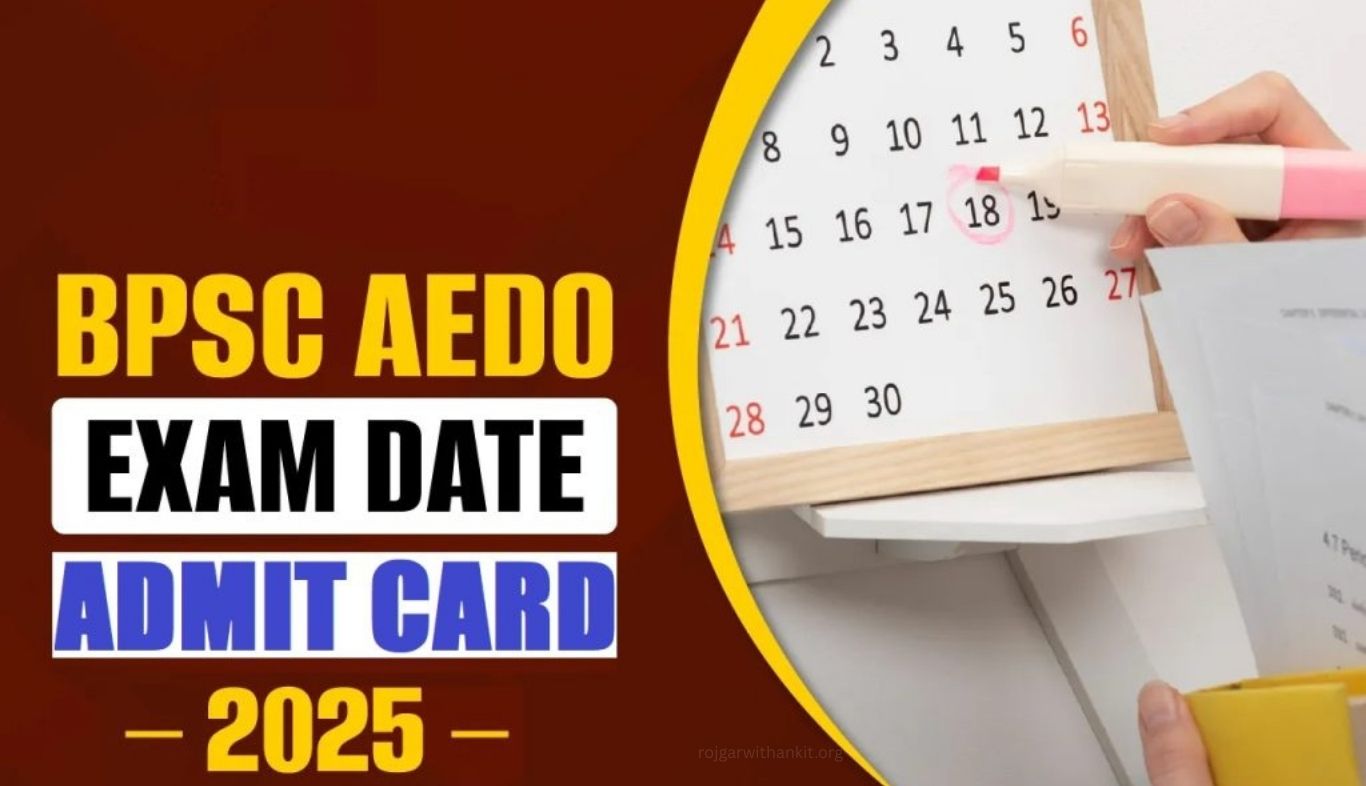 BPSC AEDO Exam Schedule 2025 – Latest Dates & Updates