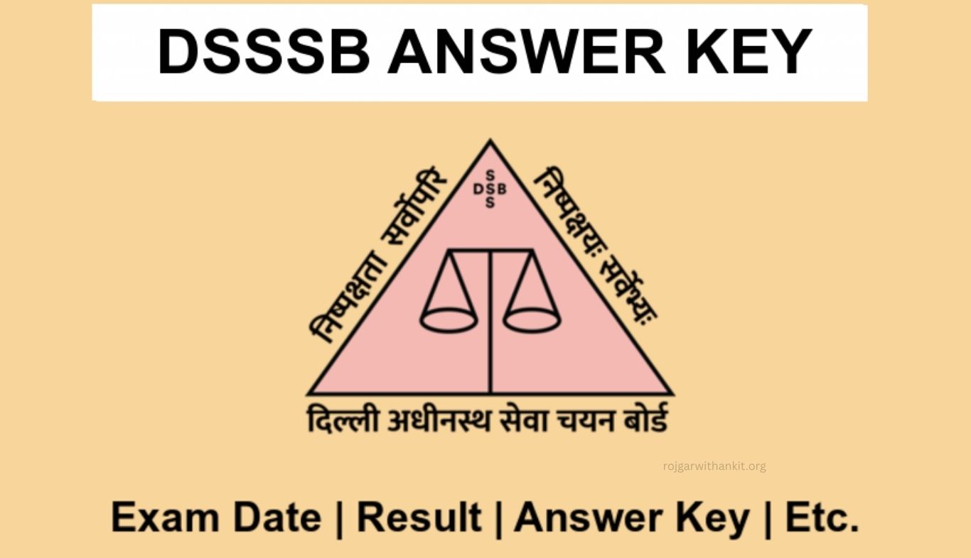 DSSSB 2025 Answer Key for Various Exams – Download Now