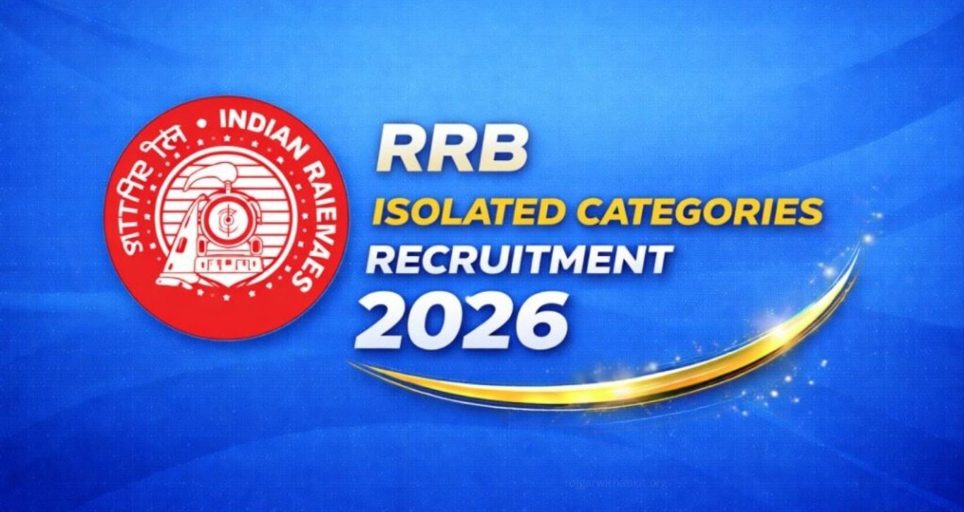 RRB Isolated Category Recruitment 2025 – Apply for Latest Jobs & Vacancies