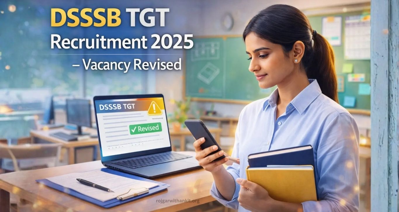 DSSSB TGT 2026 Revised Vacancy Notification – Apply Online for Updated Posts