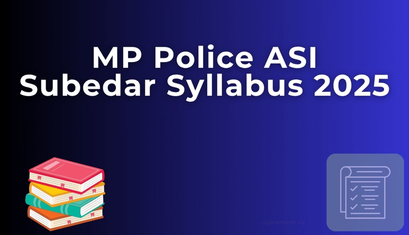 MP SI & Subedar Exam Pattern and Syllabus 2026 – Complete Guide