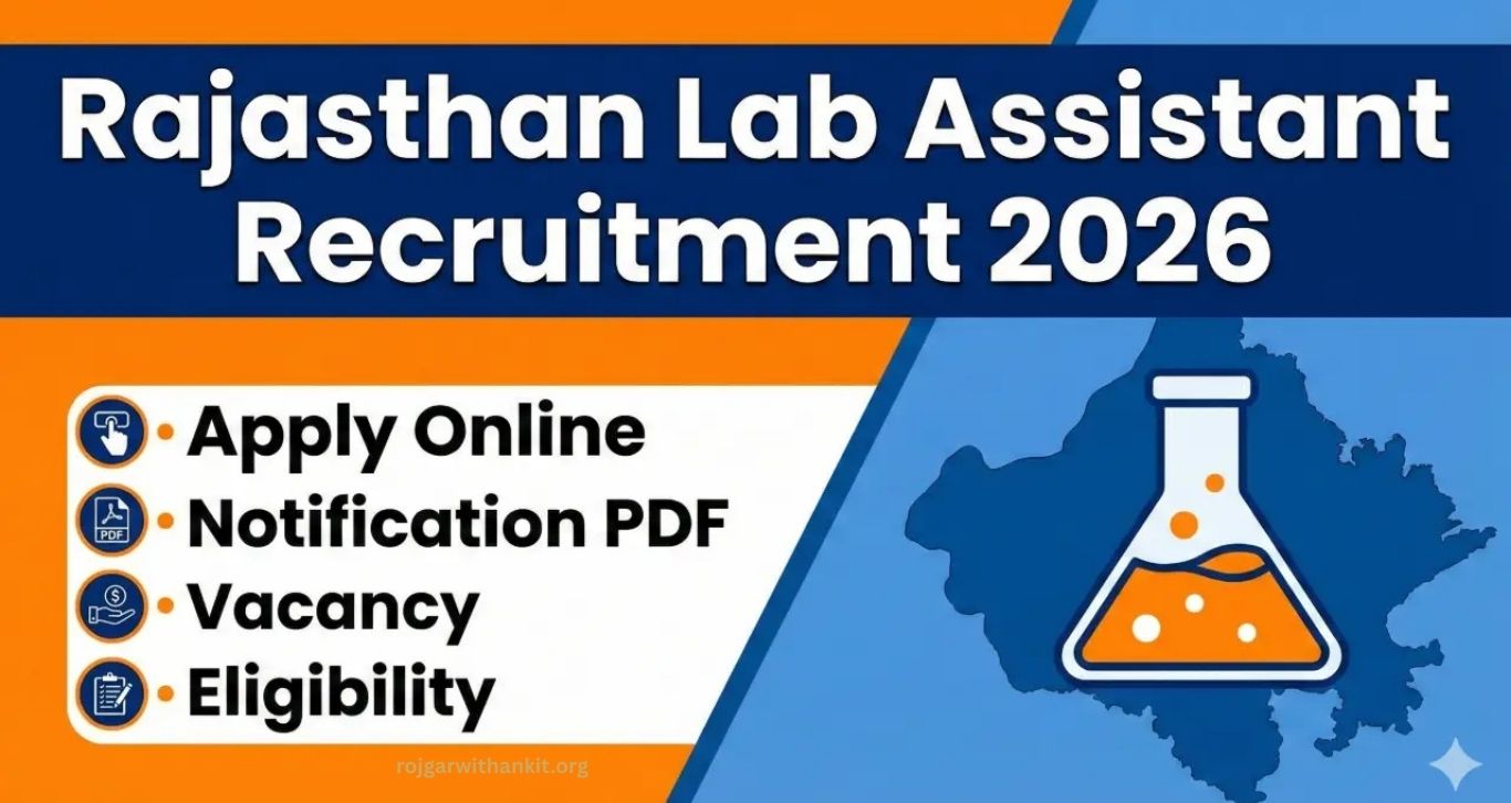 Rajasthan Lab Assistant Recruitment 2026 – Apply Online for Latest Vacancies