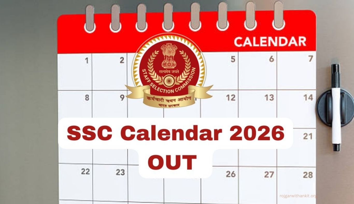 SSC Exam Calendar 2026 Out Now – Check Full Exam Schedule