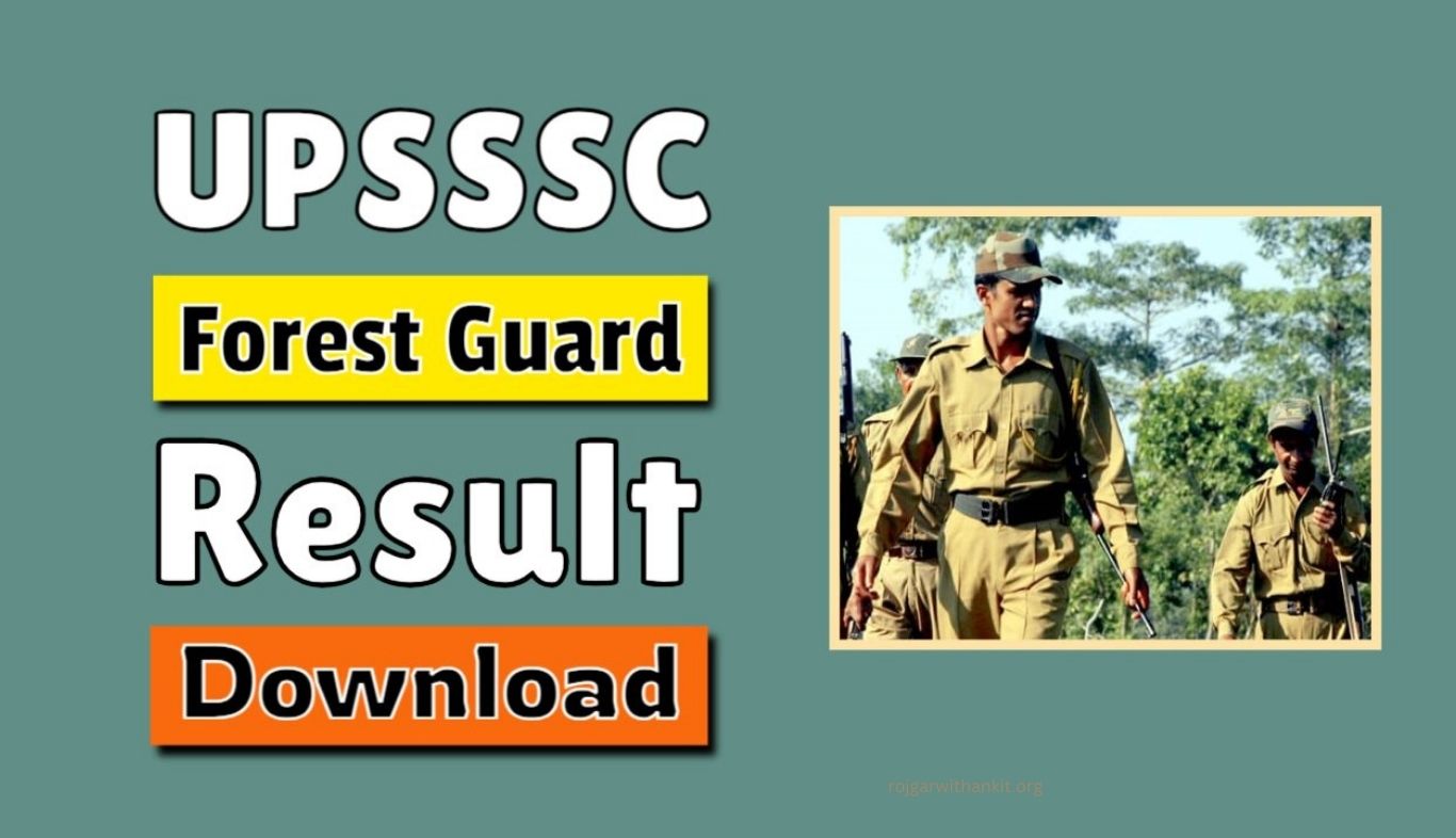 UPSSSC Forest Guard Result 2026 Released – Check Merit List & Cut-Off