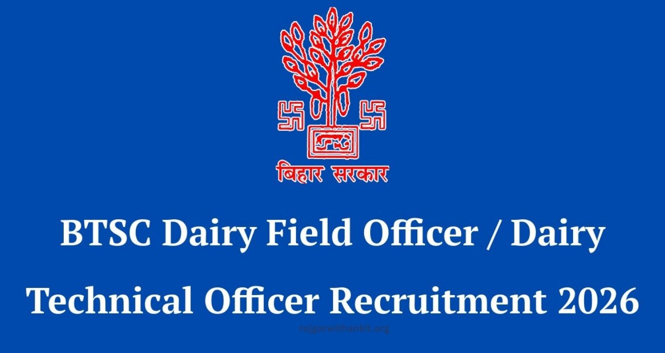 Bihar BTSC Dairy Officer Recruitment 2026 – Apply Online for Latest Vacancy