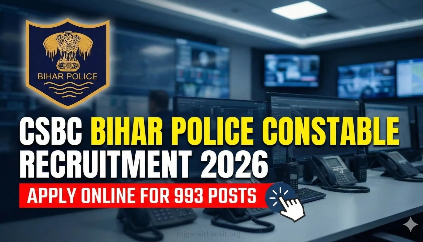 Bihar Police CSBC Constable Operator Recruitment 2026 Apply Online, Eligibility & Vacancy Details
