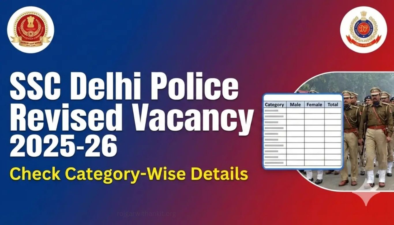 Delhi Police Recruitment 2025: Important Update on Revised Vacancies