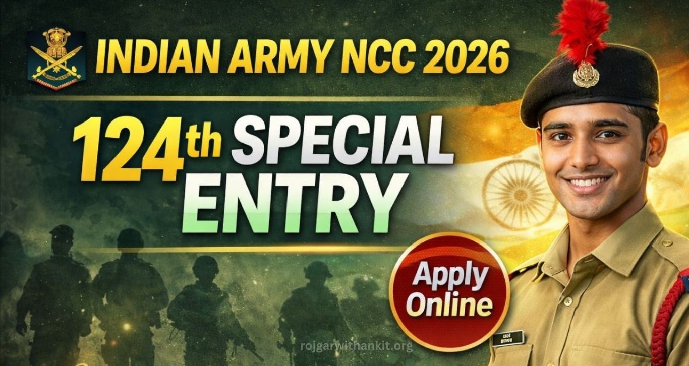 Indian Army NCC 124th Special Entry Scheme October 2026 – Apply Online Form