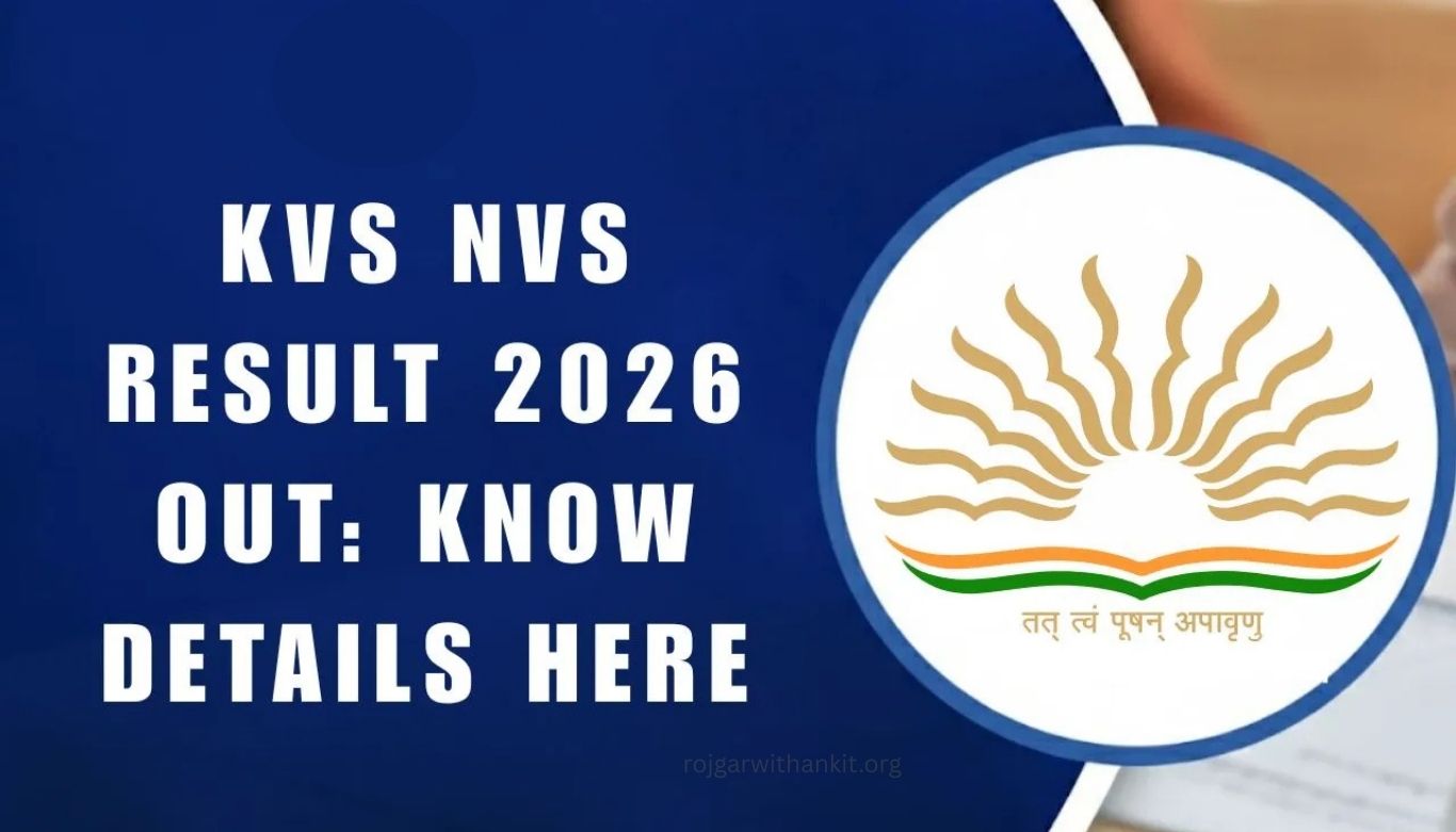 KVS & NVS Tier-I Exam Results 2026 Released Check Your Scores Now