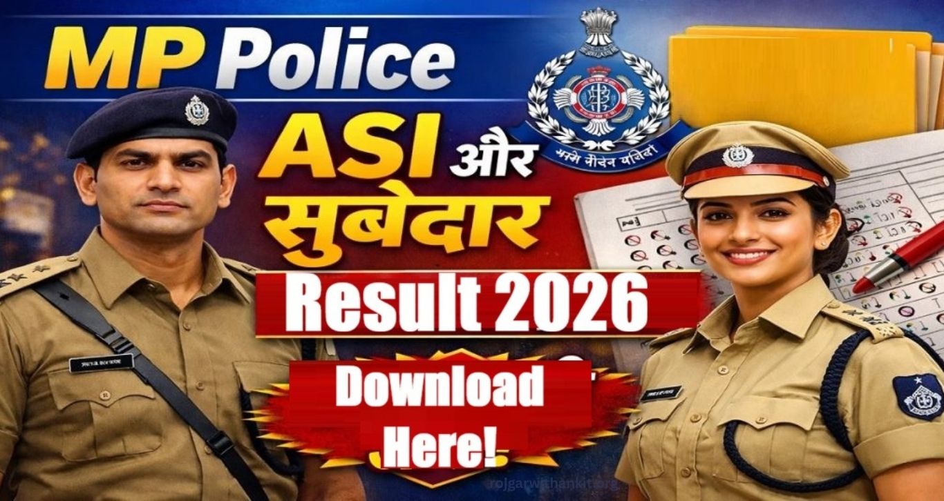 MP ASI & Subedar Result 2026 Declared – Check Your Results Online Now