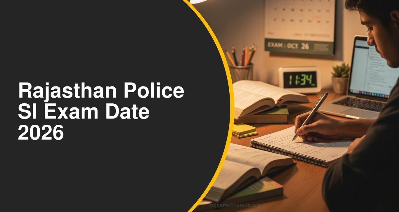 Rajasthan Police SI 2026 Exam Date Released | Download Official Notice