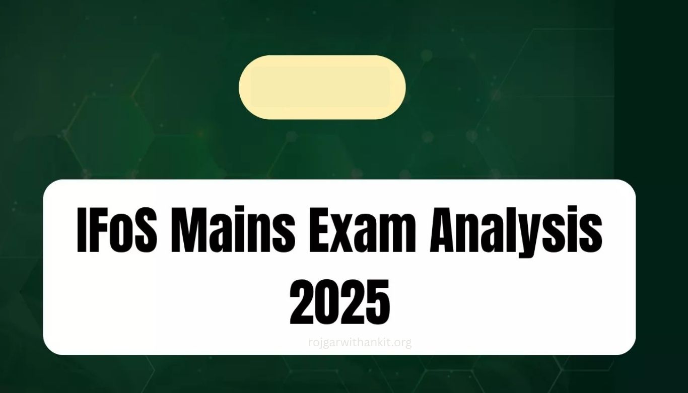 UPSC IFoS Mains Result 2025 Declared Check Score and Cut-off