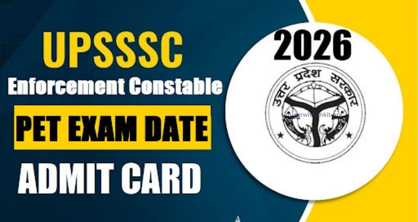 UPSSSC Enforcement Constable PET Admit Card 2026 Out Direct Download Link Here