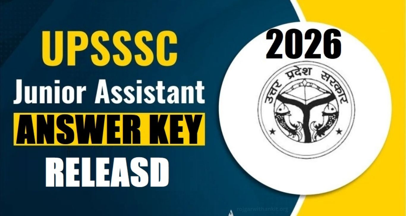 UPSSSC Junior Assistant Answer Key 2026 Released – Download PDF
