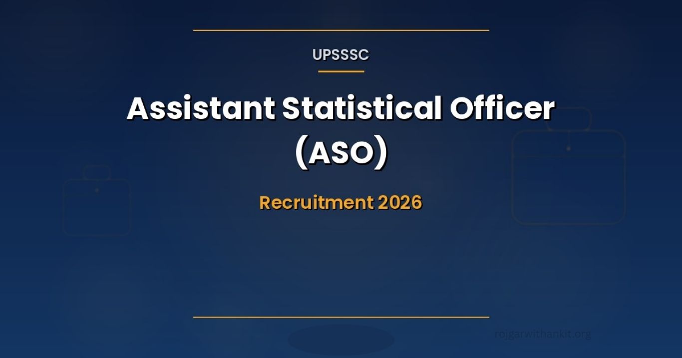 ASO Recruitment 2026 UPSSSC 929 Vacancies