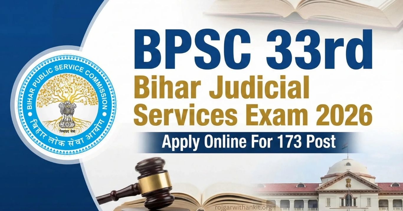 Bihar BPSC 33rd Judicial Services 2026 Apply Online for 173 Vacancies