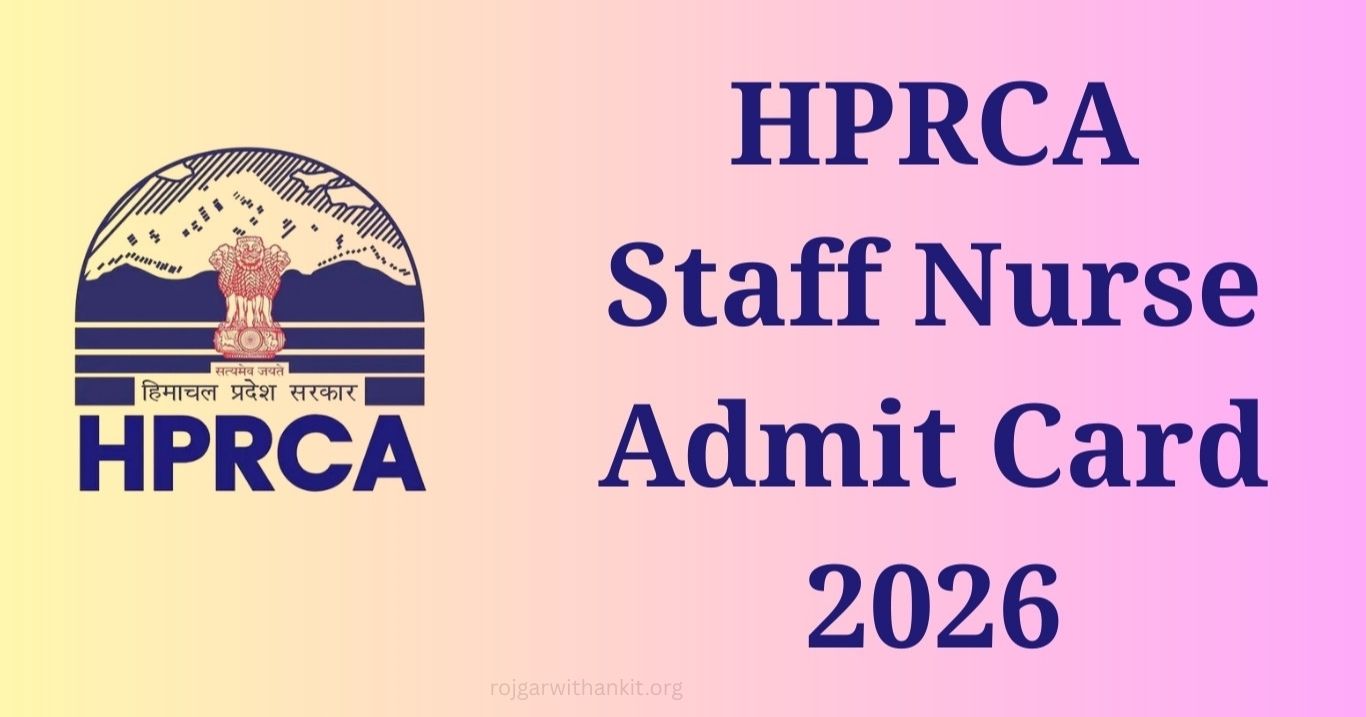 HPRCA Maths Teacher Admit Card 2026 Released Download Now