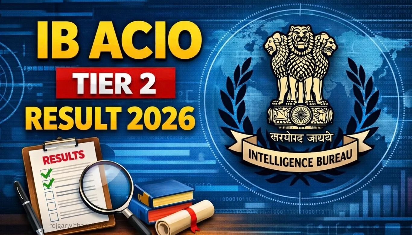 IB ACIO Tier 2 Result 2026 Released Download PDF Now