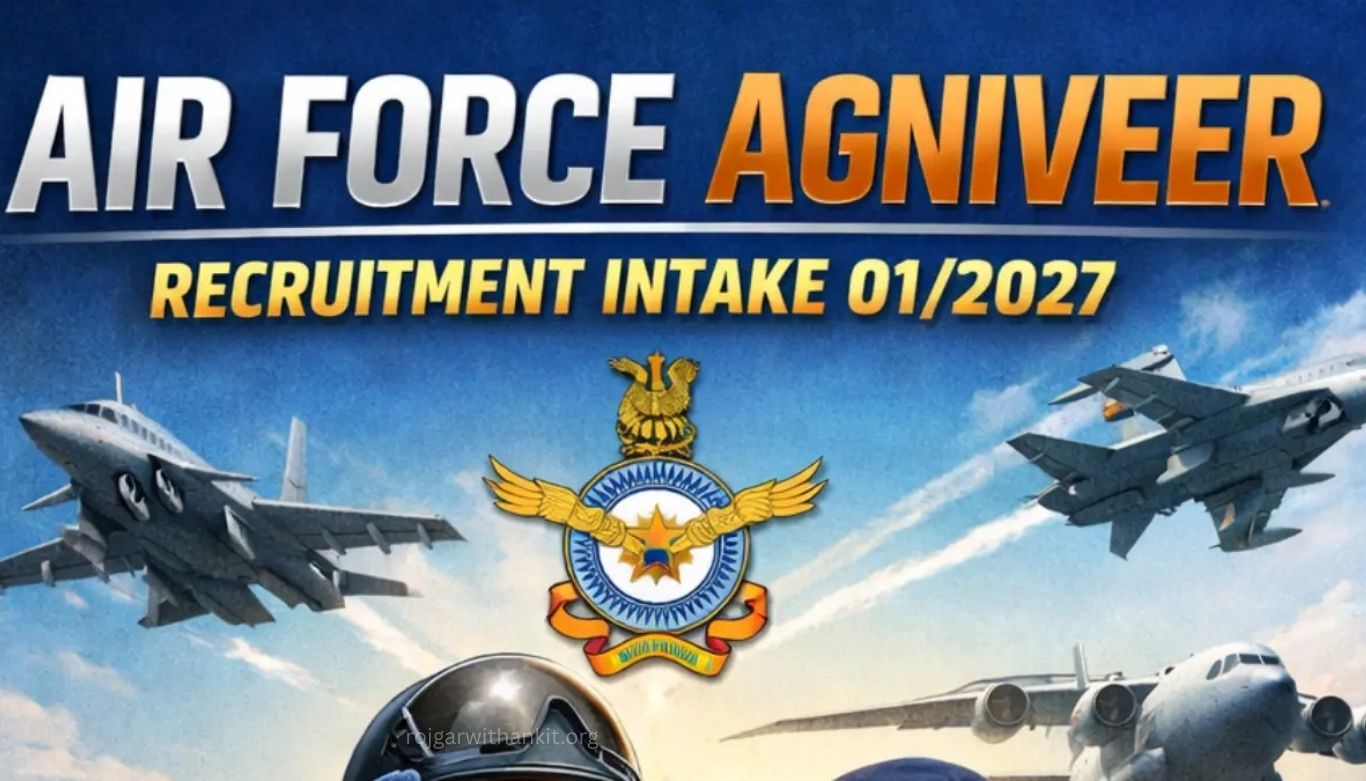 Indian Air Force Agniveer Vayu Intake 01/2027 Reopened Online Application Form