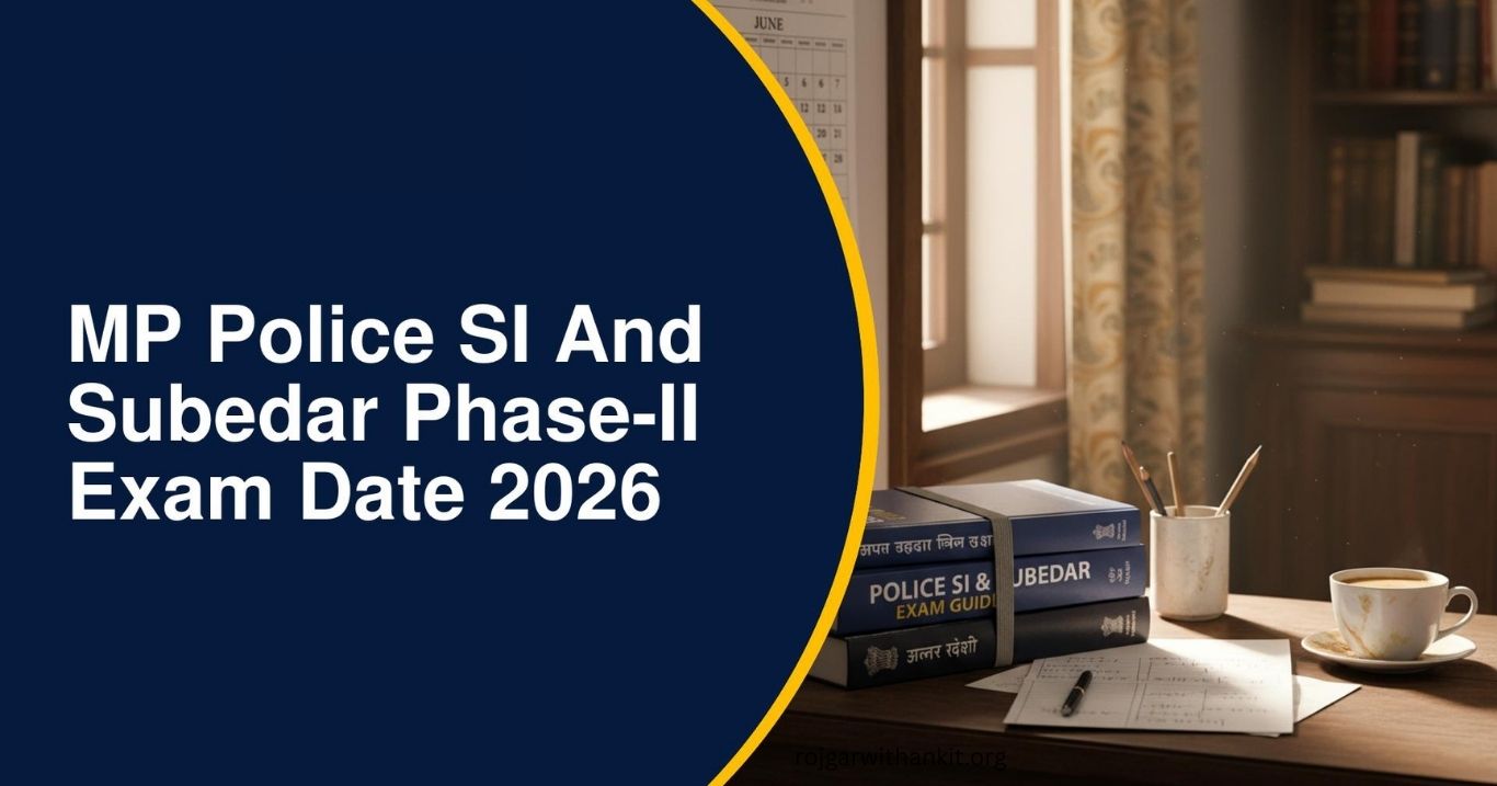 MPESB Police SI & Subedar Phase-II Exam Date 2026 Out Check All Details