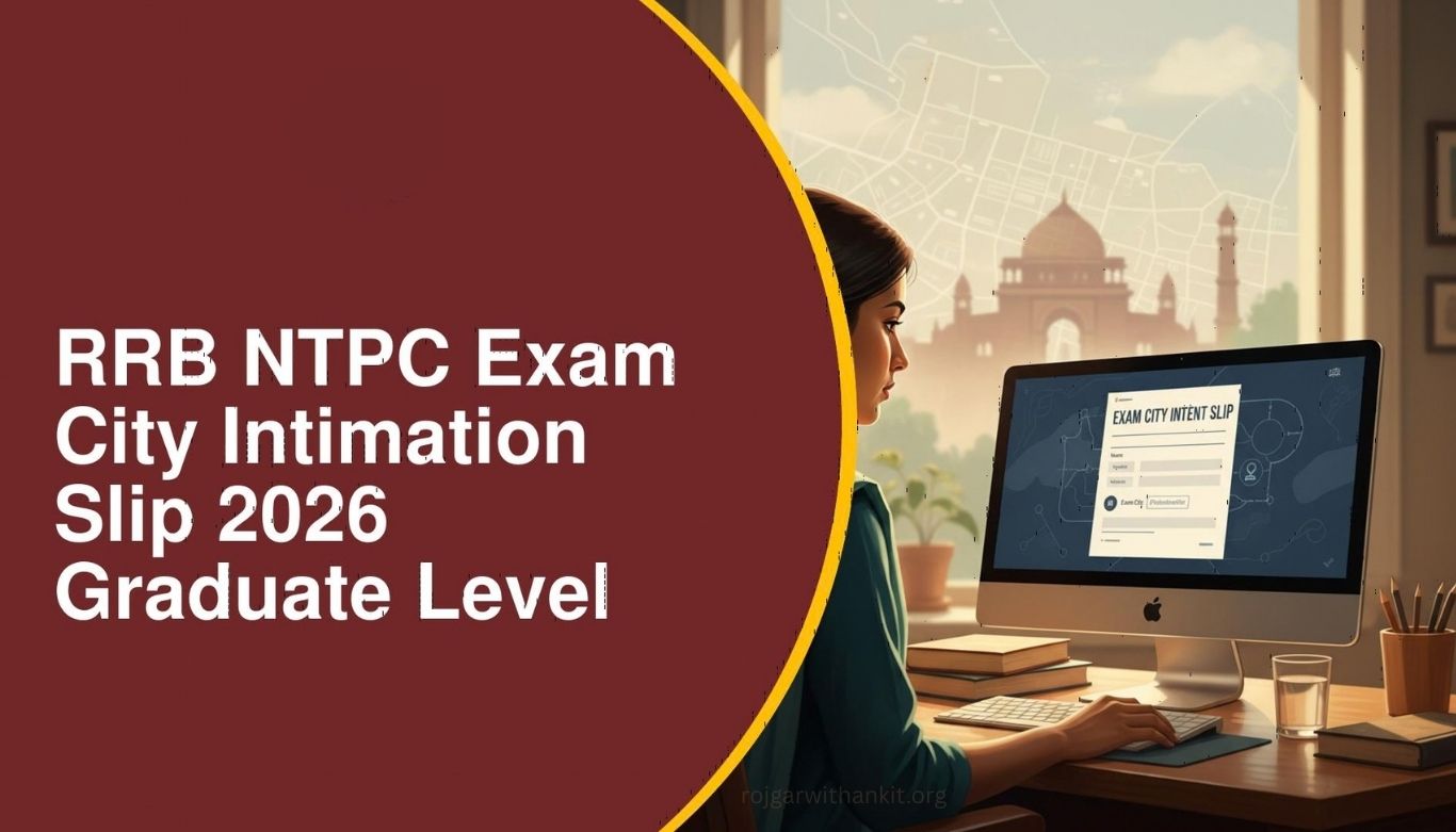 RRB NTPC Graduate Level CBT-I 2026: City Intimation Slip Released Check Your Exam City Details