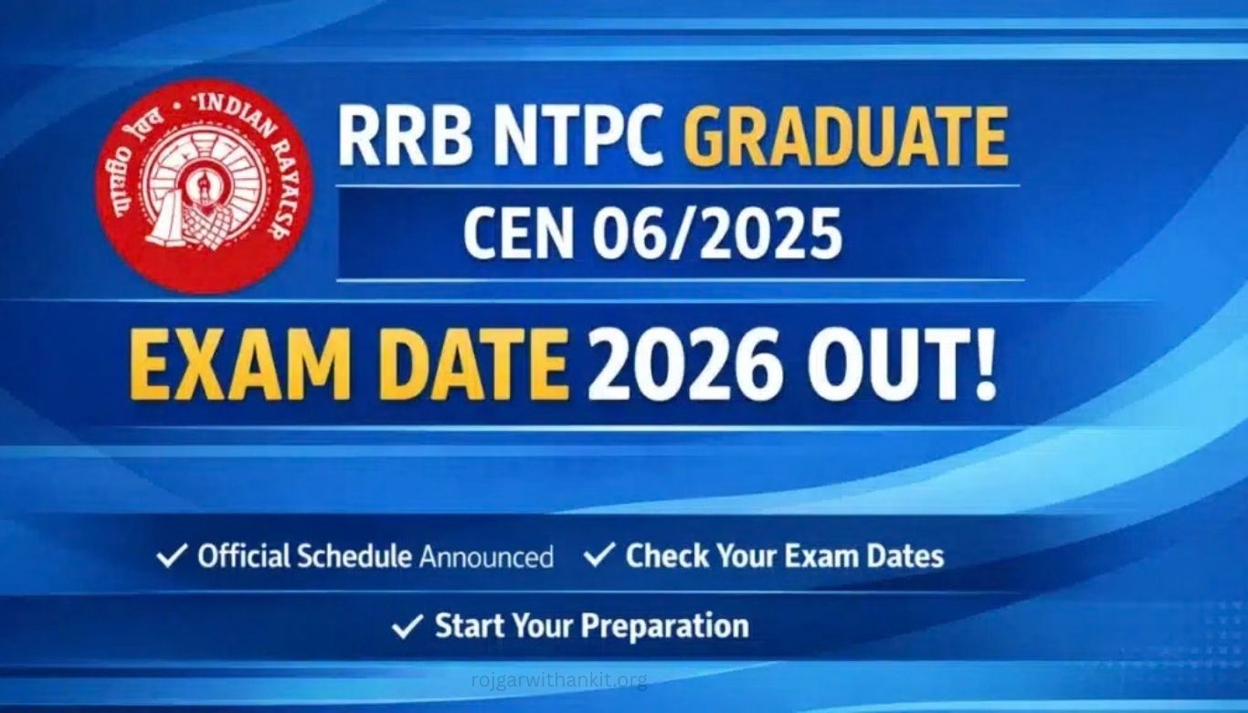 Railway RRB NTPC Graduate Level CEN 06/2025 Recruitment 2025: CBT-I Exam City List 2026 Released for 5,810 Posts