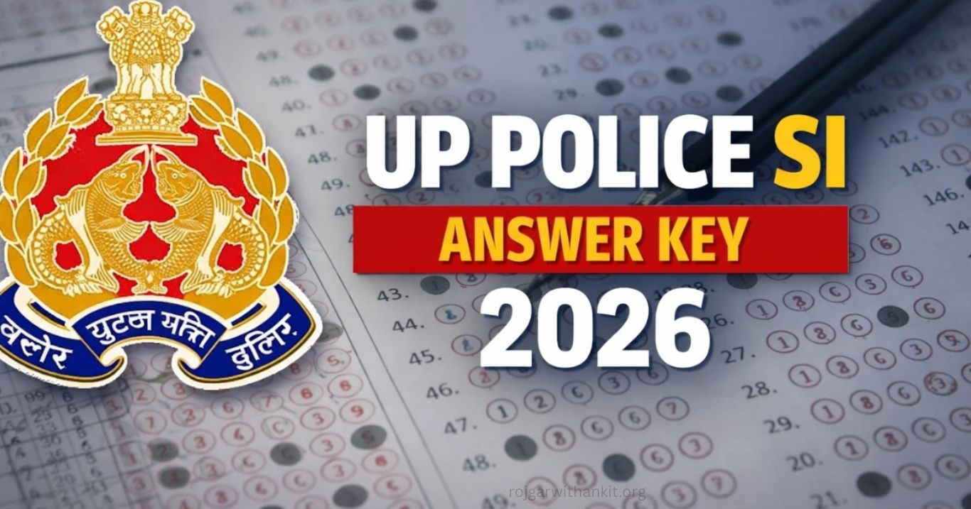 UP Police SI Answer Key 2026 Check & Download Now
