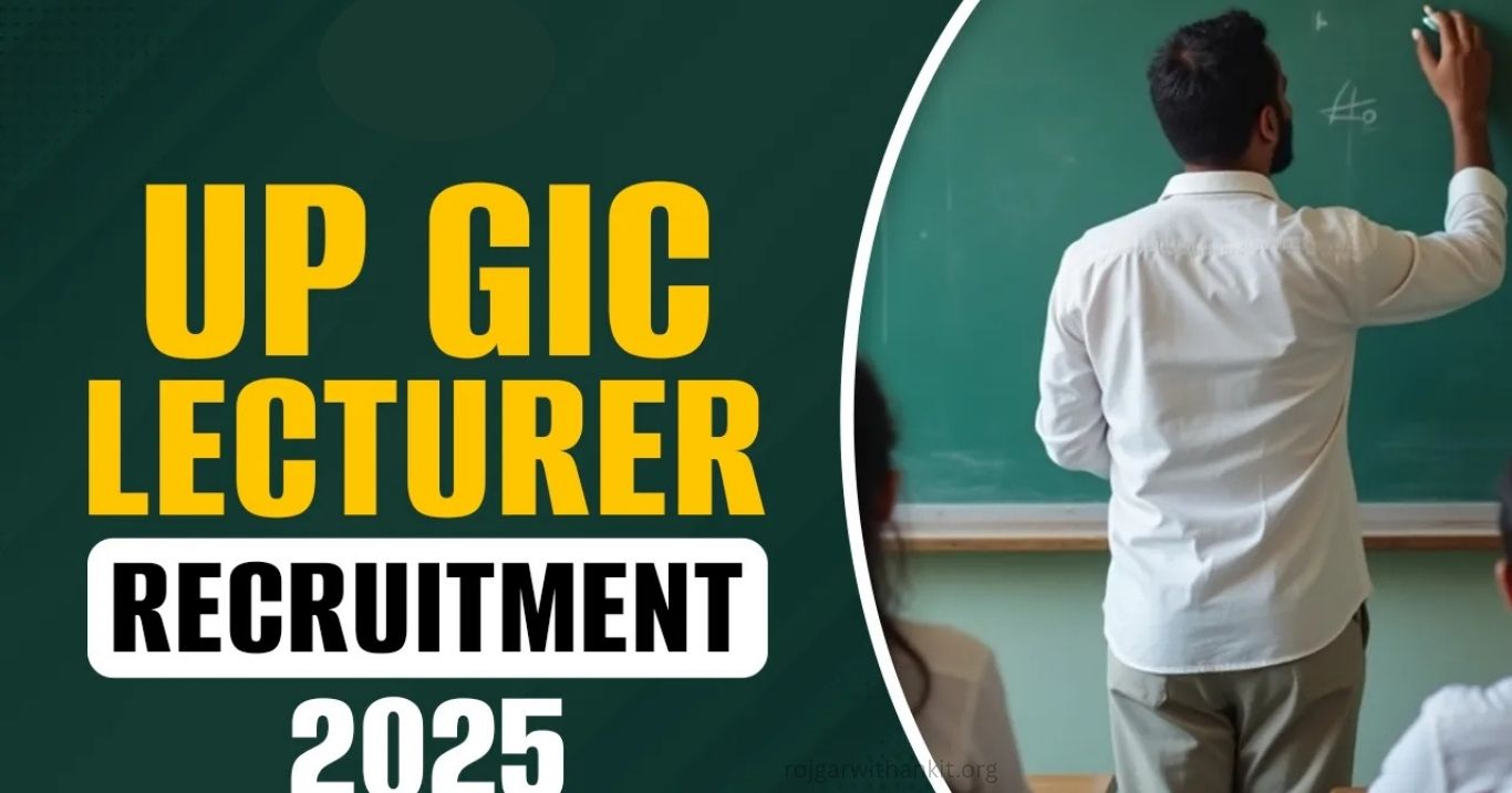 UPPSC GIC Lecturer 2025 Edit Your Application for 1,518 Vacancies