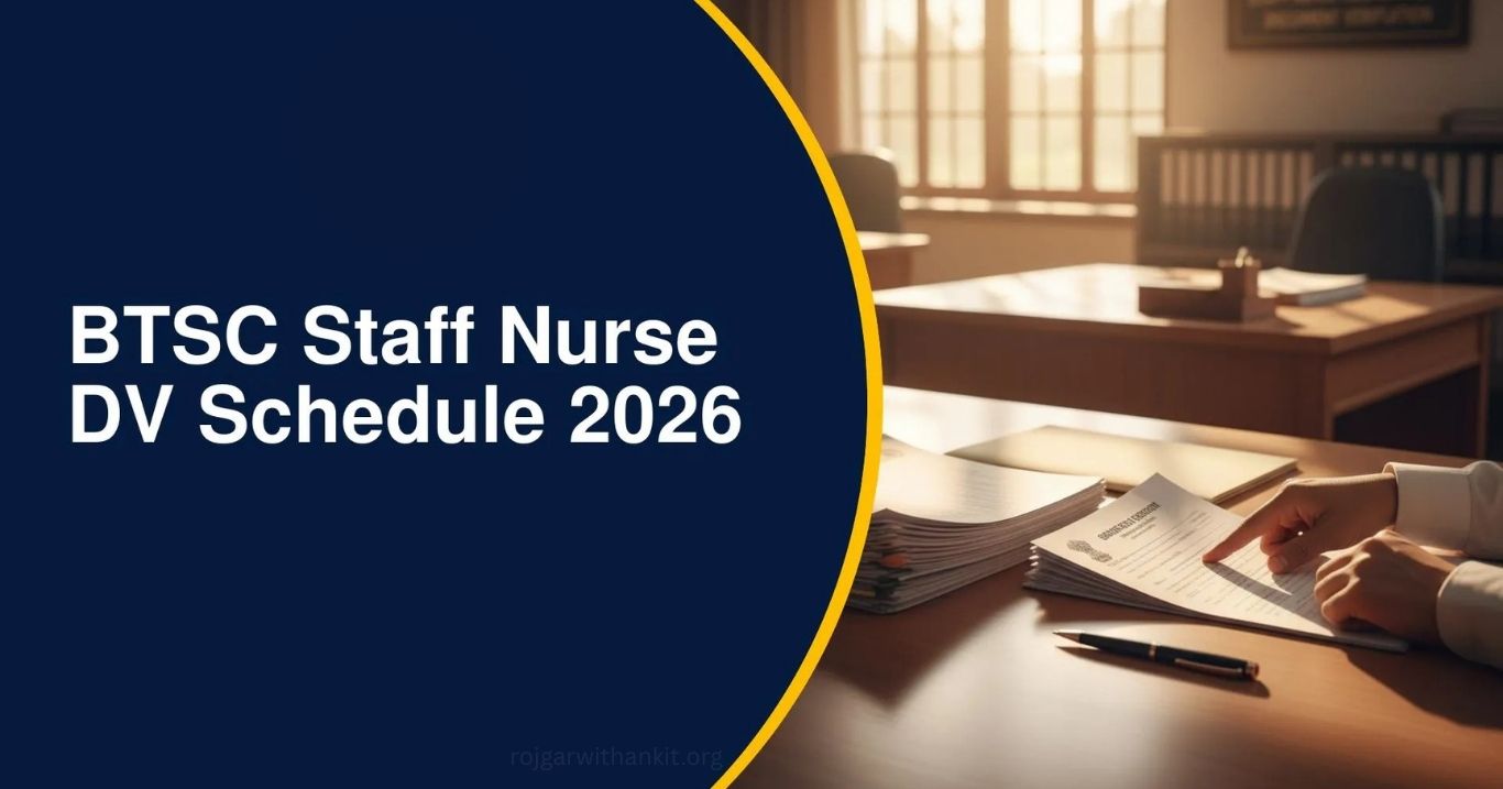 Bihar BTSC Staff Nurse Recruitment 2025: DV List 2026 Released for 11,389 Posts
