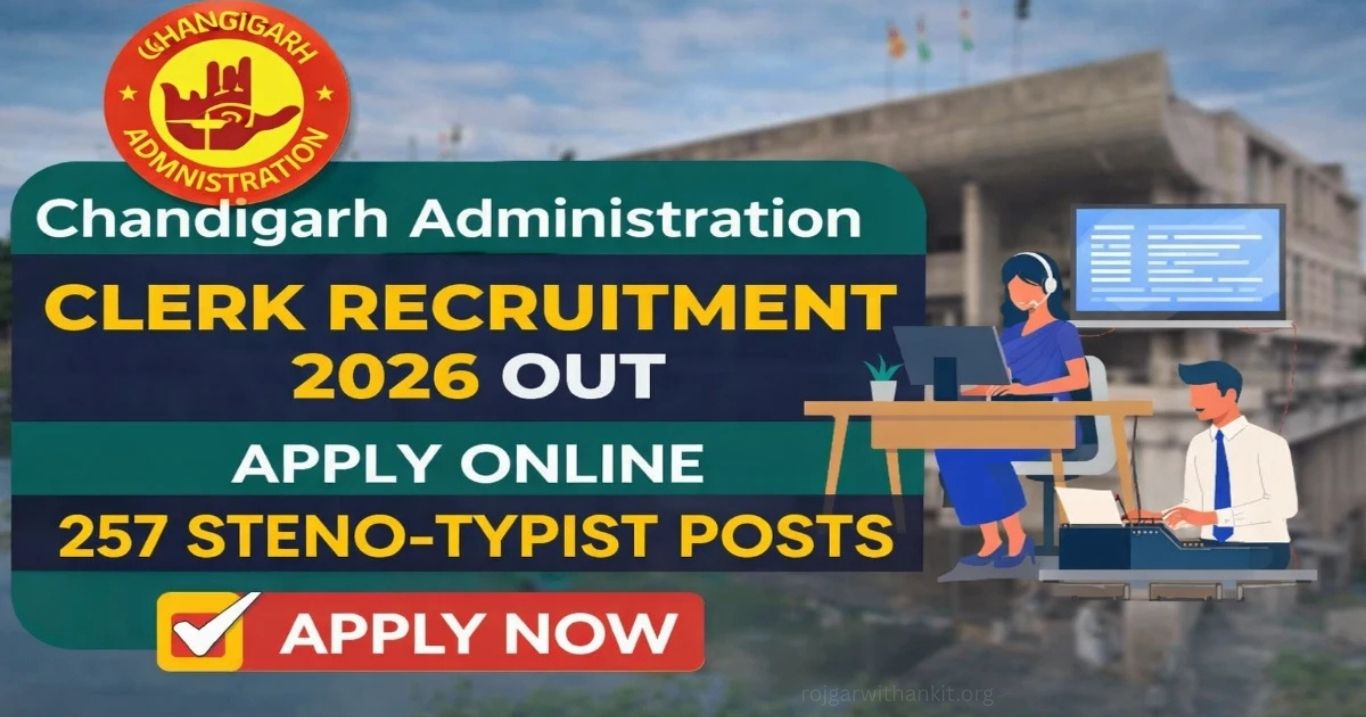 Chandigarh Administration Recruitment 2026: Clerk & Steno Vacancies