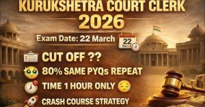 Kurukshetra Court Clerk Result 2026 OUT Scorecard Download & Details