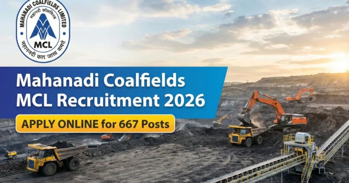 Mahanadi Coalfields (MCL) Recruitment 2026 Apply Online Now